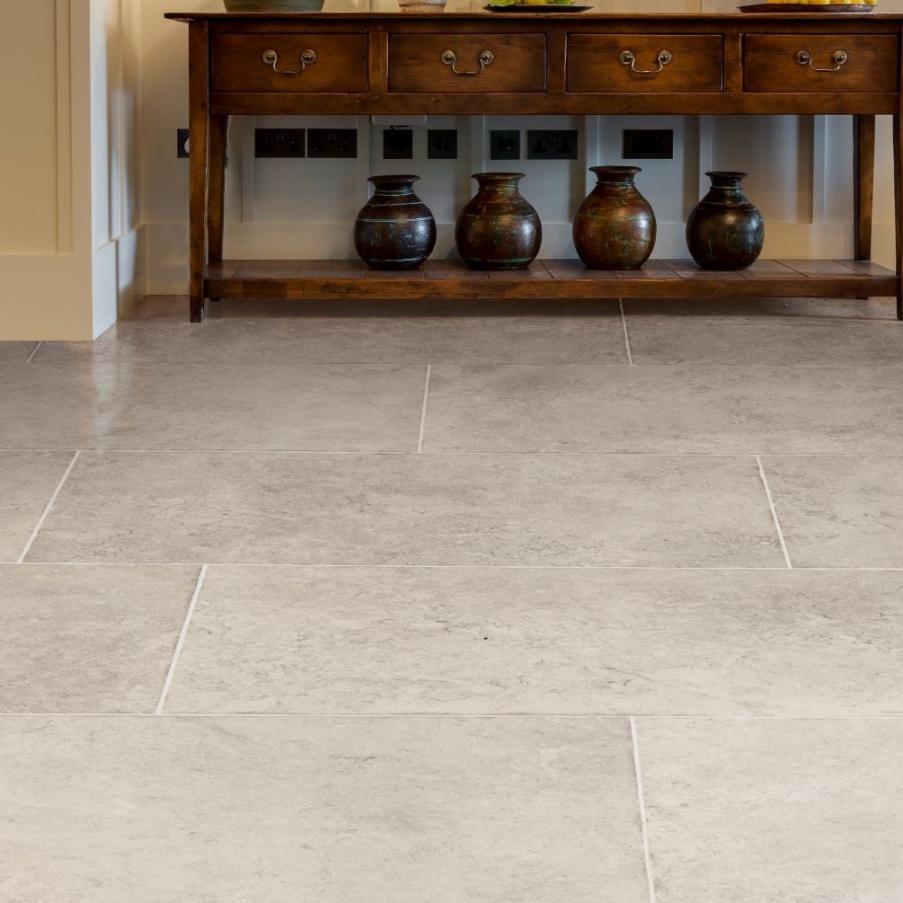 Lifestyle image of Ca Pietra Pennant Porcelain Tiles - Brit Stone Collection